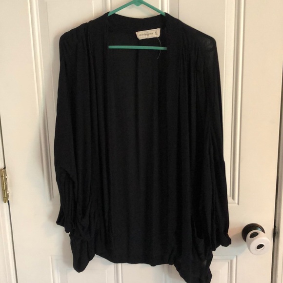 A&F light cardigan